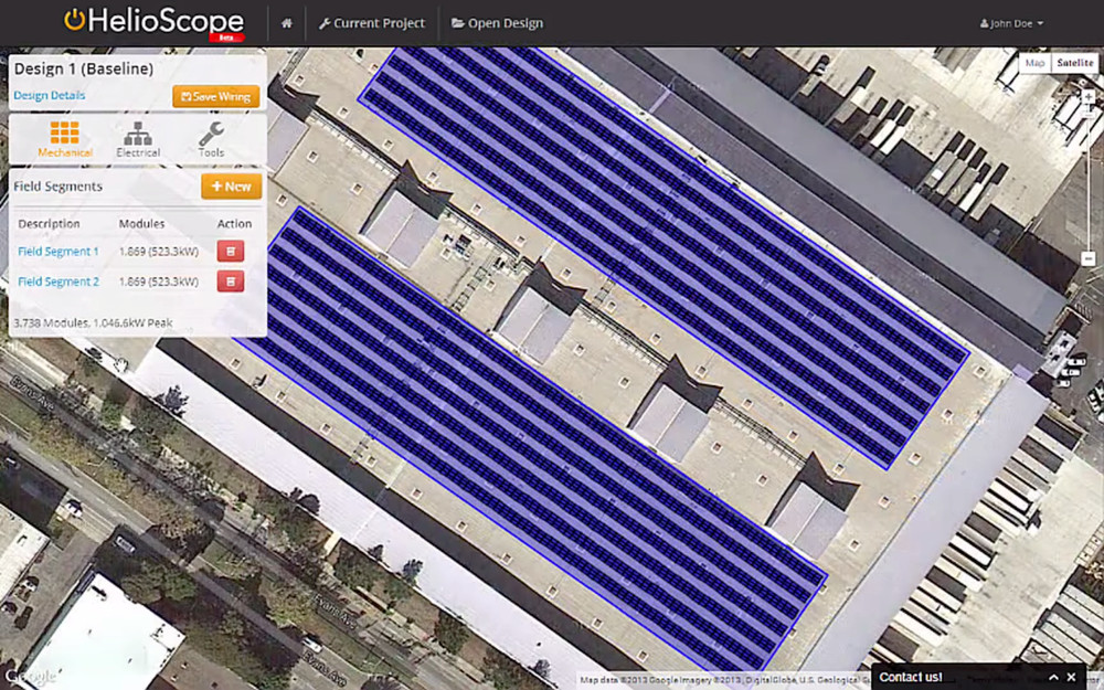 Screenshot of Folsom Labs' CAD product